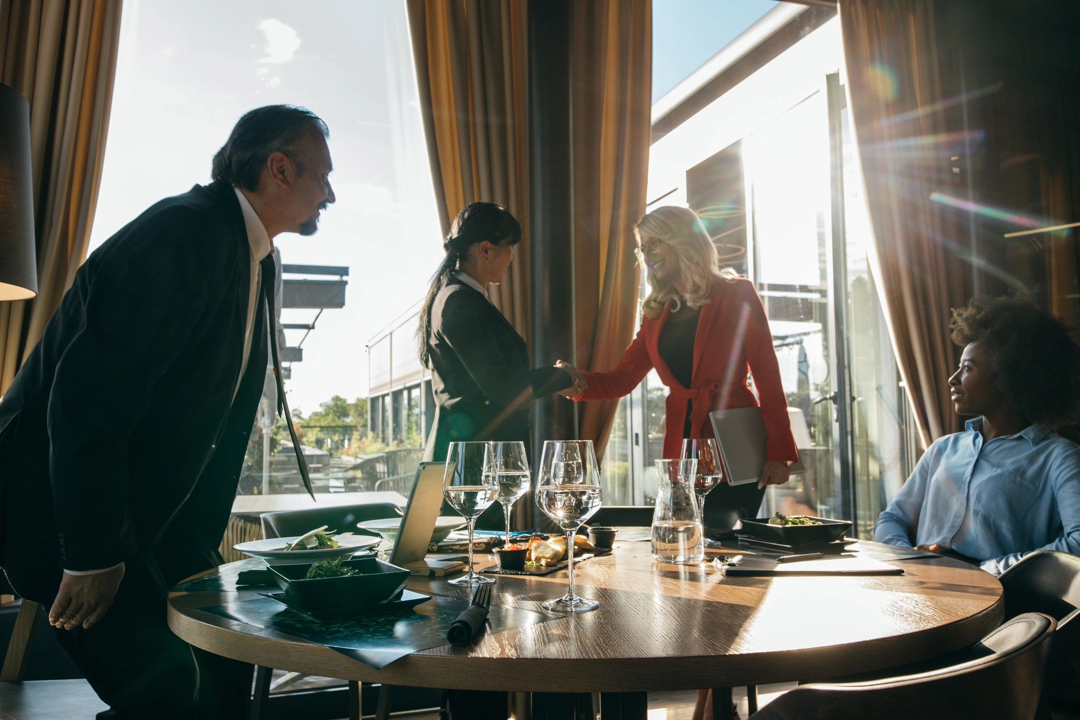 Restaurant industry partnership meeting representing localized execution